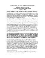 [2008-01-17] Statement on Sea Level in the Coming Century